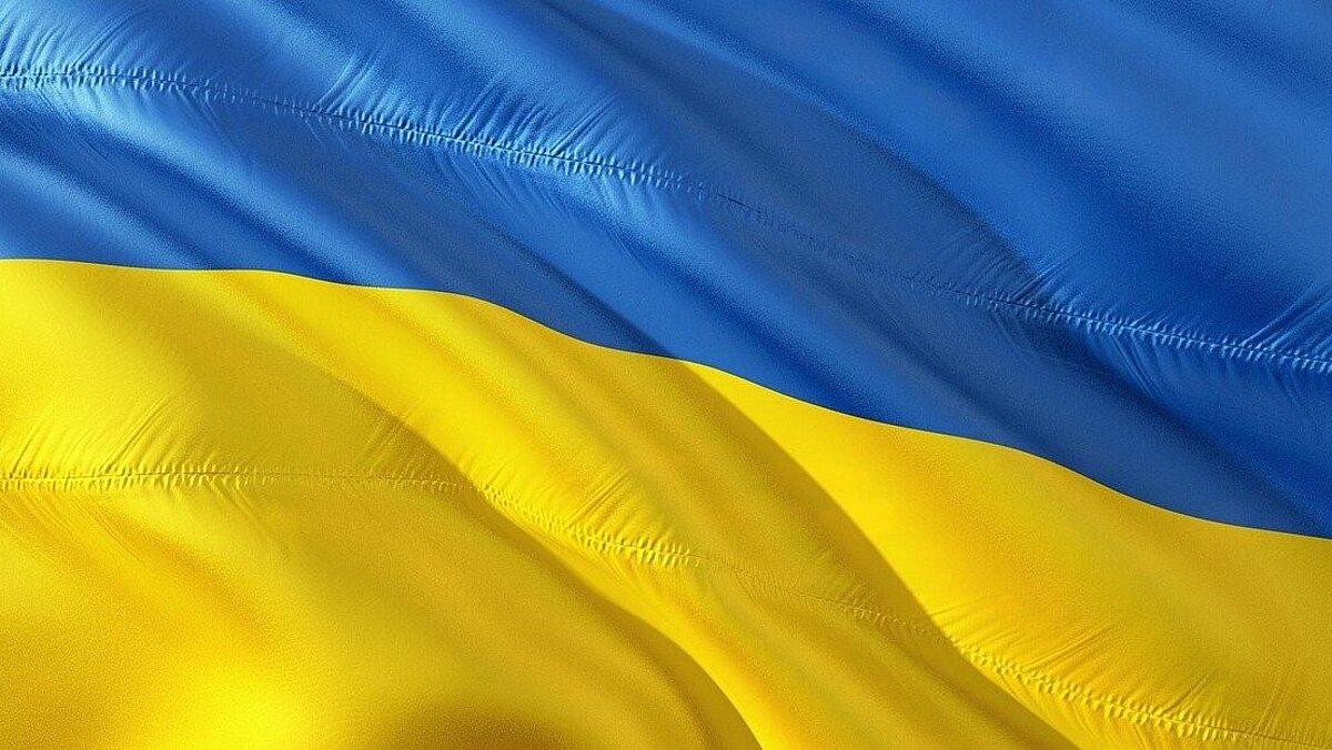 Flagge der Ukraike