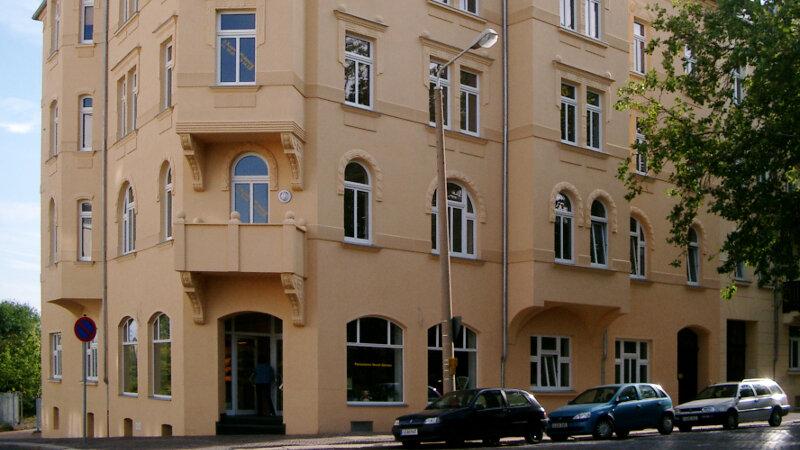 Gebäude in der Gerhart-Hauptmann-Straße 1