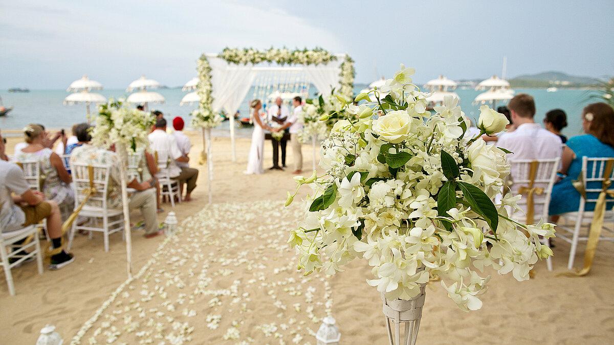 Hochzeit am Strand 