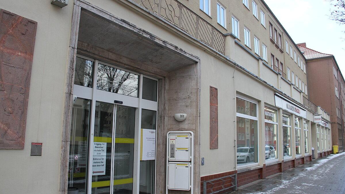 Eingangsbereich Dezernat Jugend und Soziales. © Stadt Gera