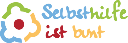 Logo Selbsthilfe ist bunt.