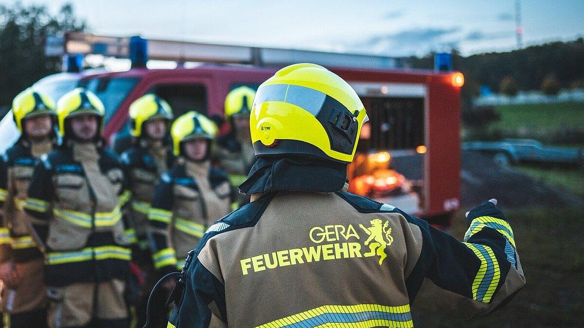 Eine gruppe von Feuerwehrmännern. © Amt für Brand- und Katastrophenschutz
