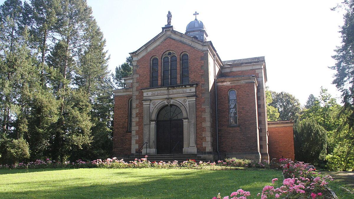 Kapelle auf den Geraer Südfriedhof.