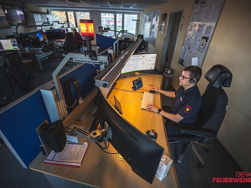 Die neu ausgestattete Leitstelle der Feuerwehr. © Amt für Brand- und Katastrophenschutz