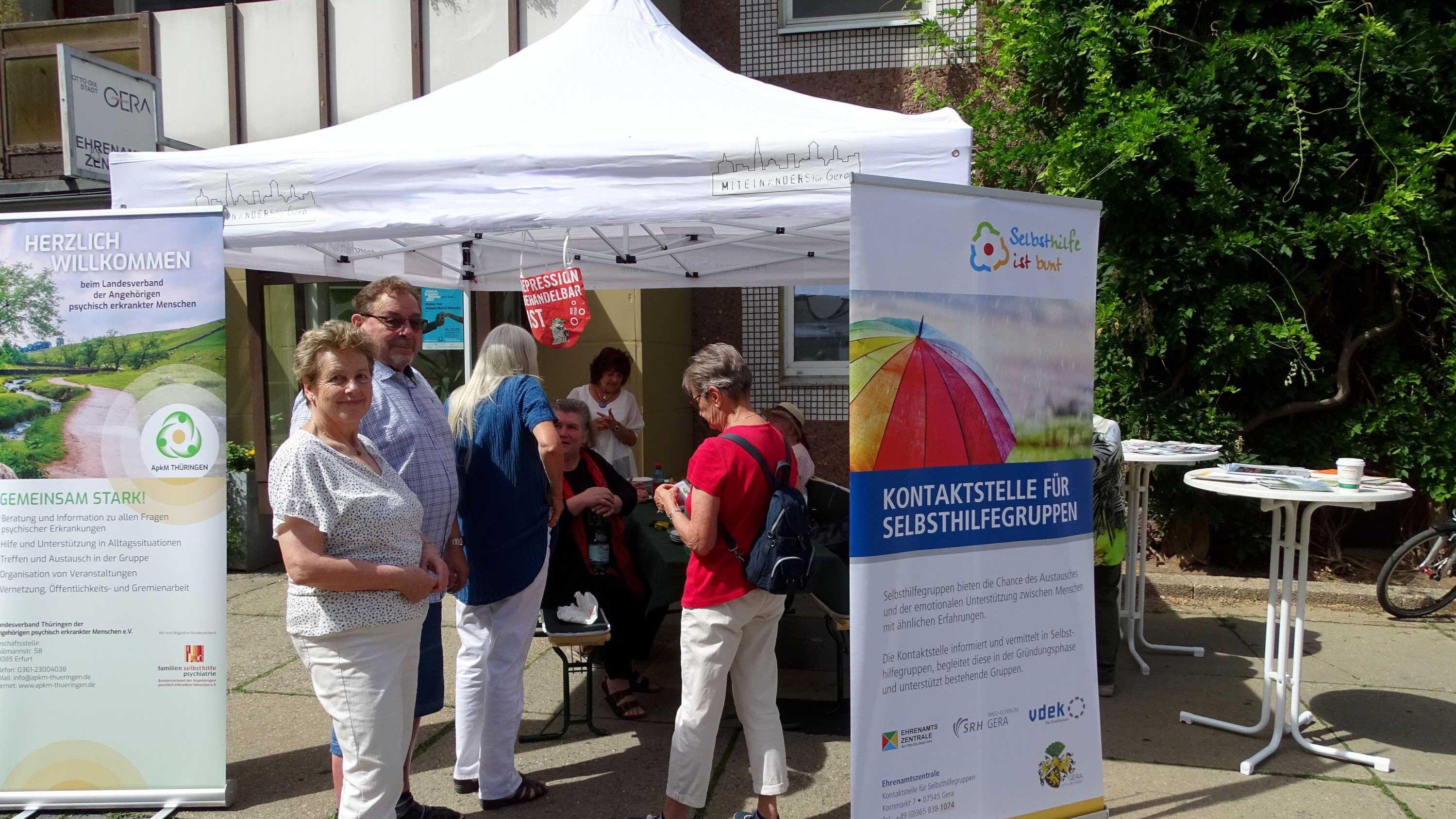 Aktionstag der Selbsthilfegruppen um Depression zur MUT-Tour 2022