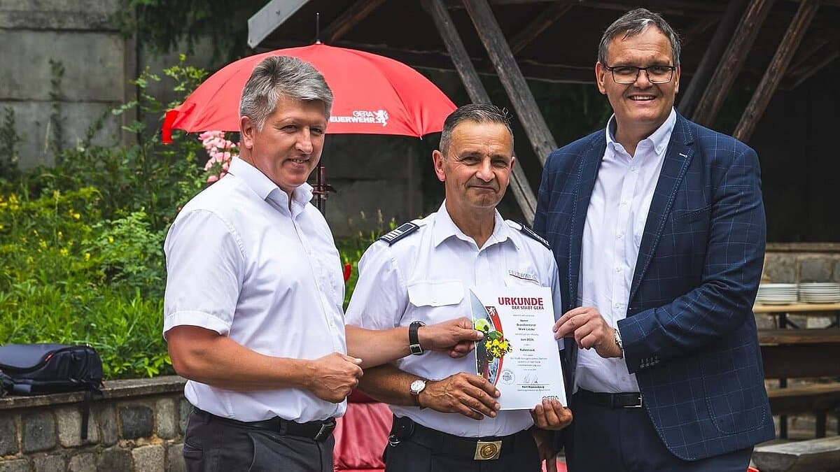 Feuerwehr Gera. © Amt für Brand- und Katastrophenschutz