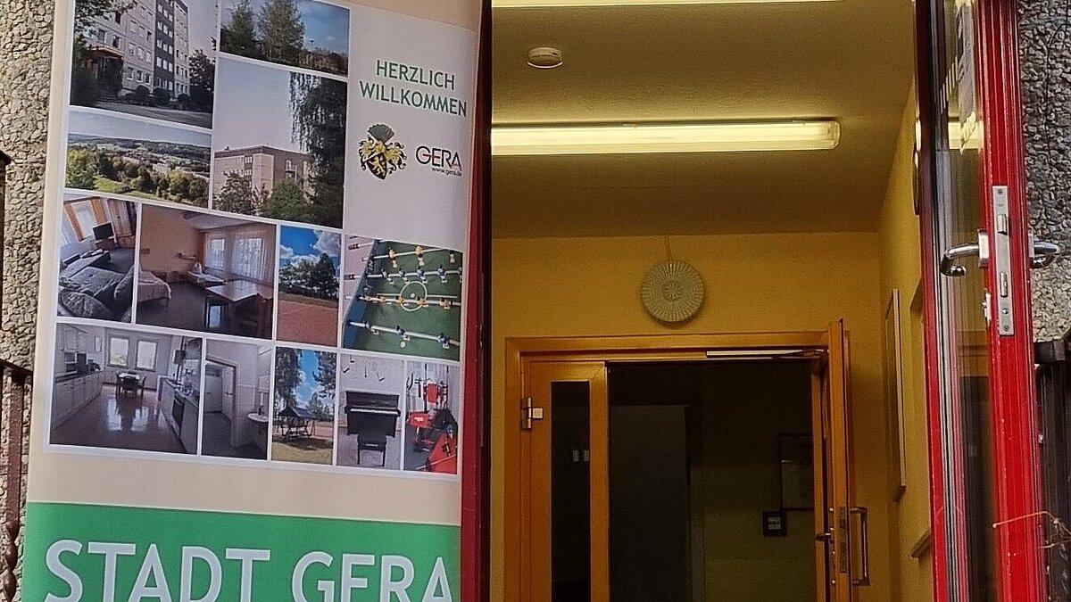Eingang Internat der Stadt Gera. © Internat