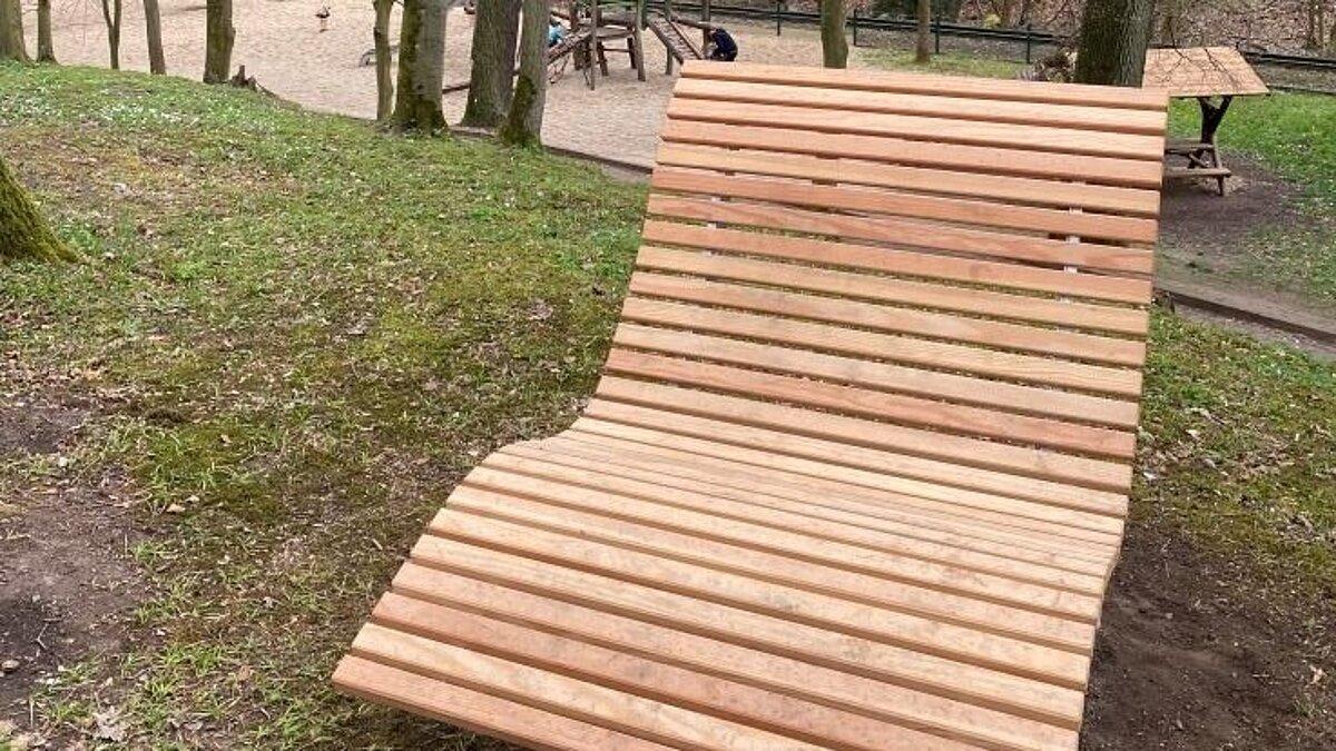 eine Himmelsliege zum Ausruhen. © Stadt Gera
