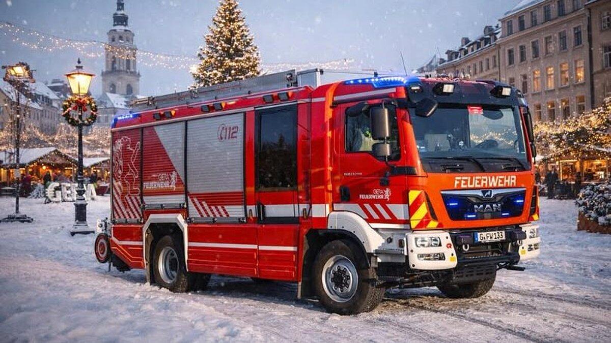 Feuerwehr Gera. © Amt für Brand- und Katastrophenschutz