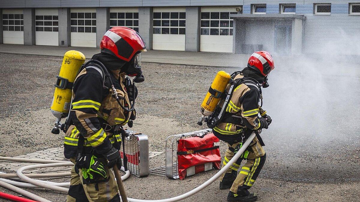 Ausbildung Feuerwehr. © Amt für Brand- und Katastrophenschutz