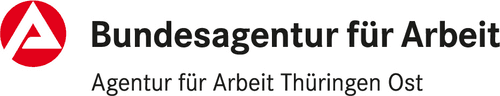 Logo der Arbeitsagentur Thüringen Ost.