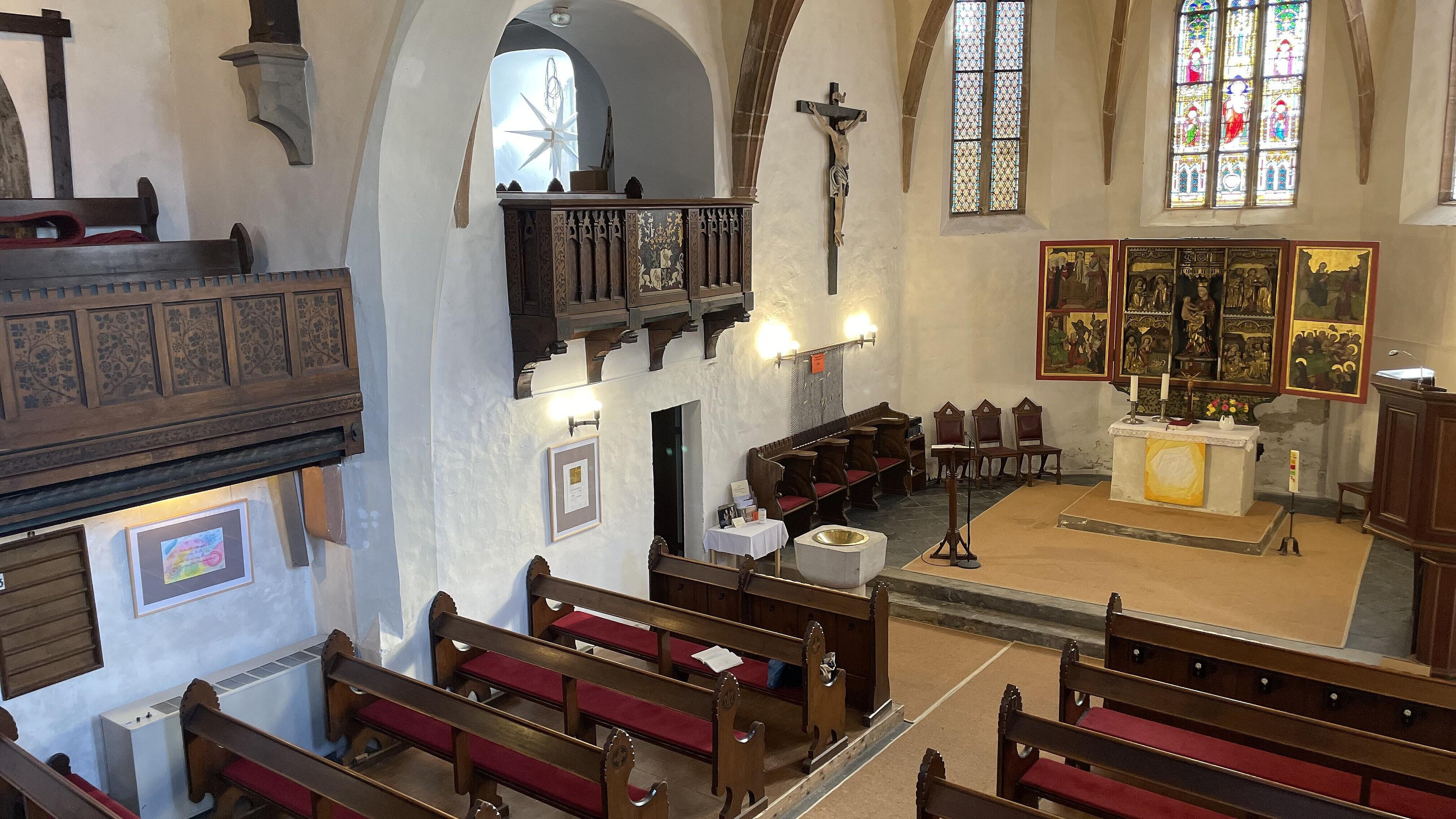im inneren der St. Marien Kirche .
