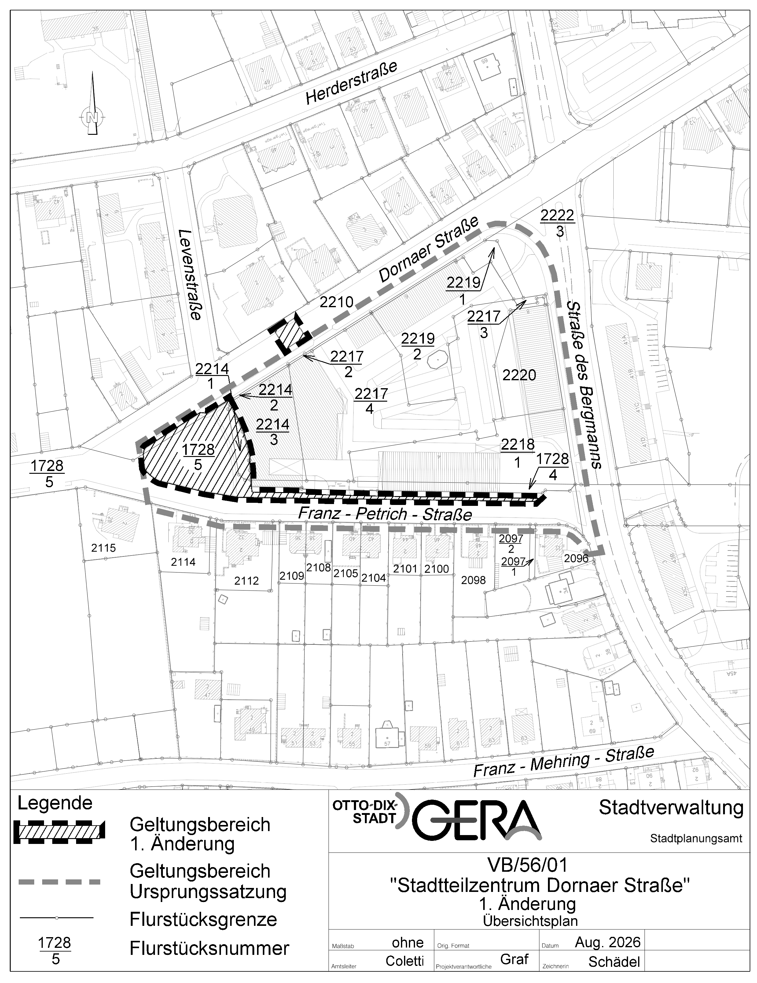 Übersichtsplan. © Stadt Gera