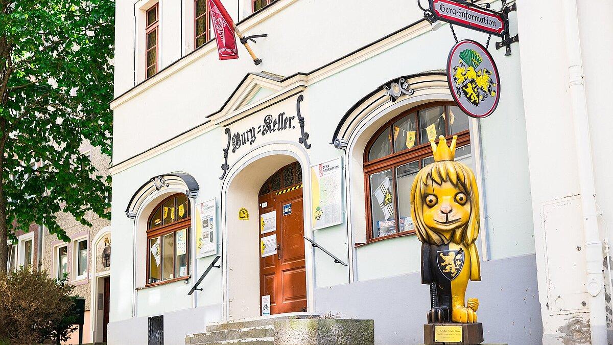 Der Burg Keller und die Gera Information.. © Stadt Gera