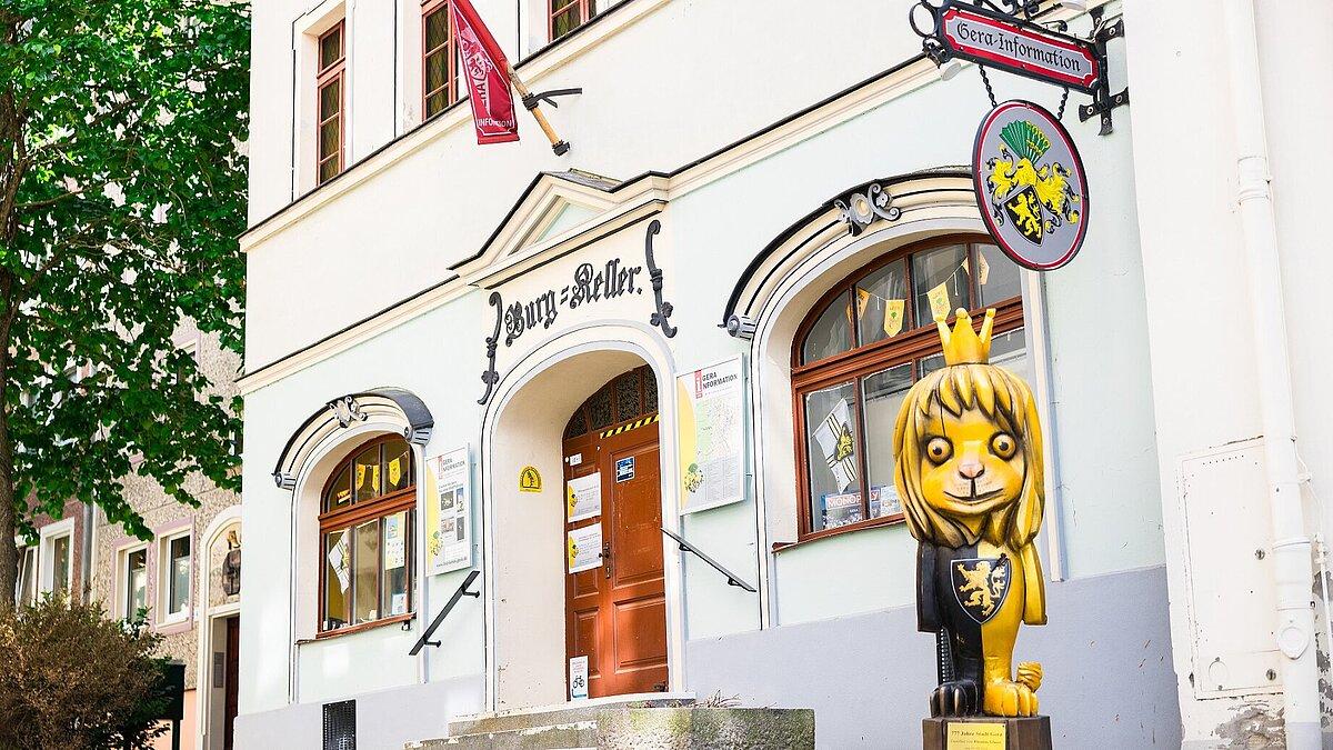 Der Burg Keller und die Gera Information.. © Stadt Gera