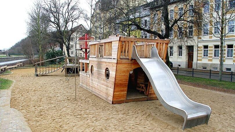 Der Piratenspielplatz am Gries
