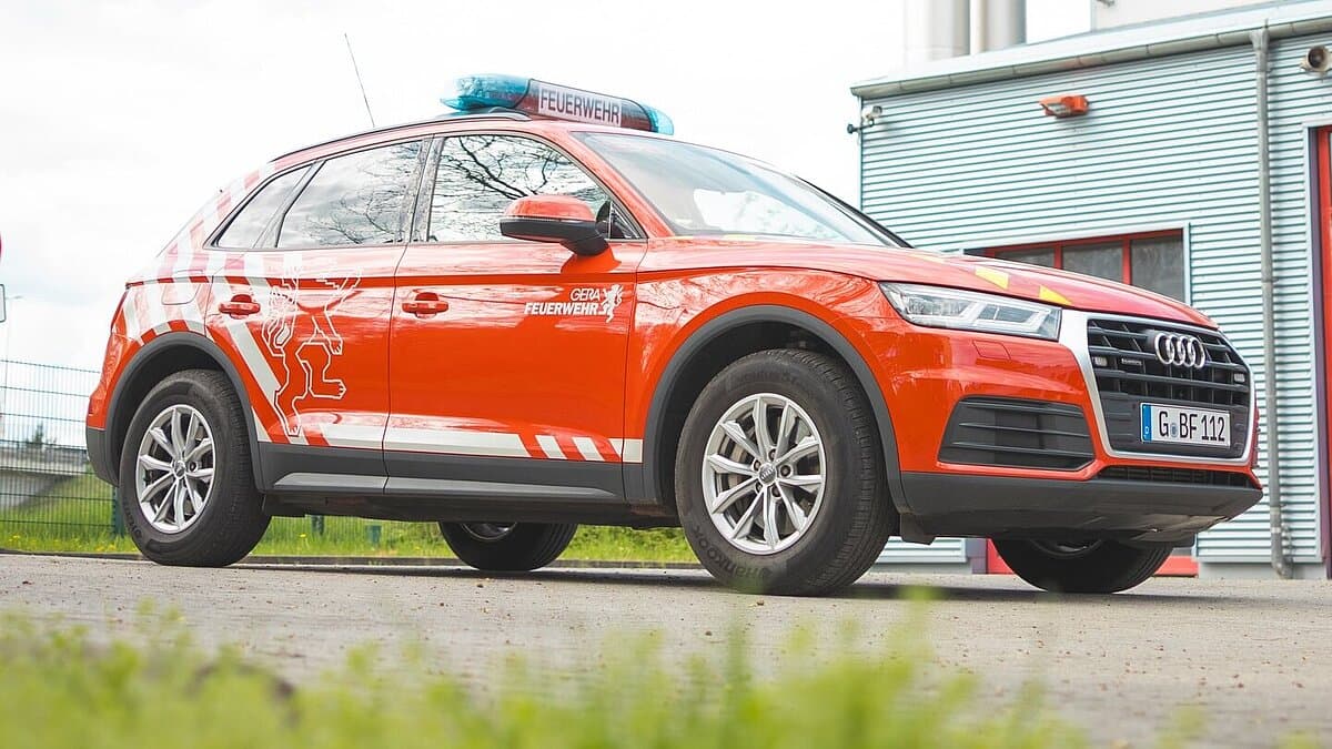 Kommandowagen. © Amt für Brand- und Katstrophenschutz