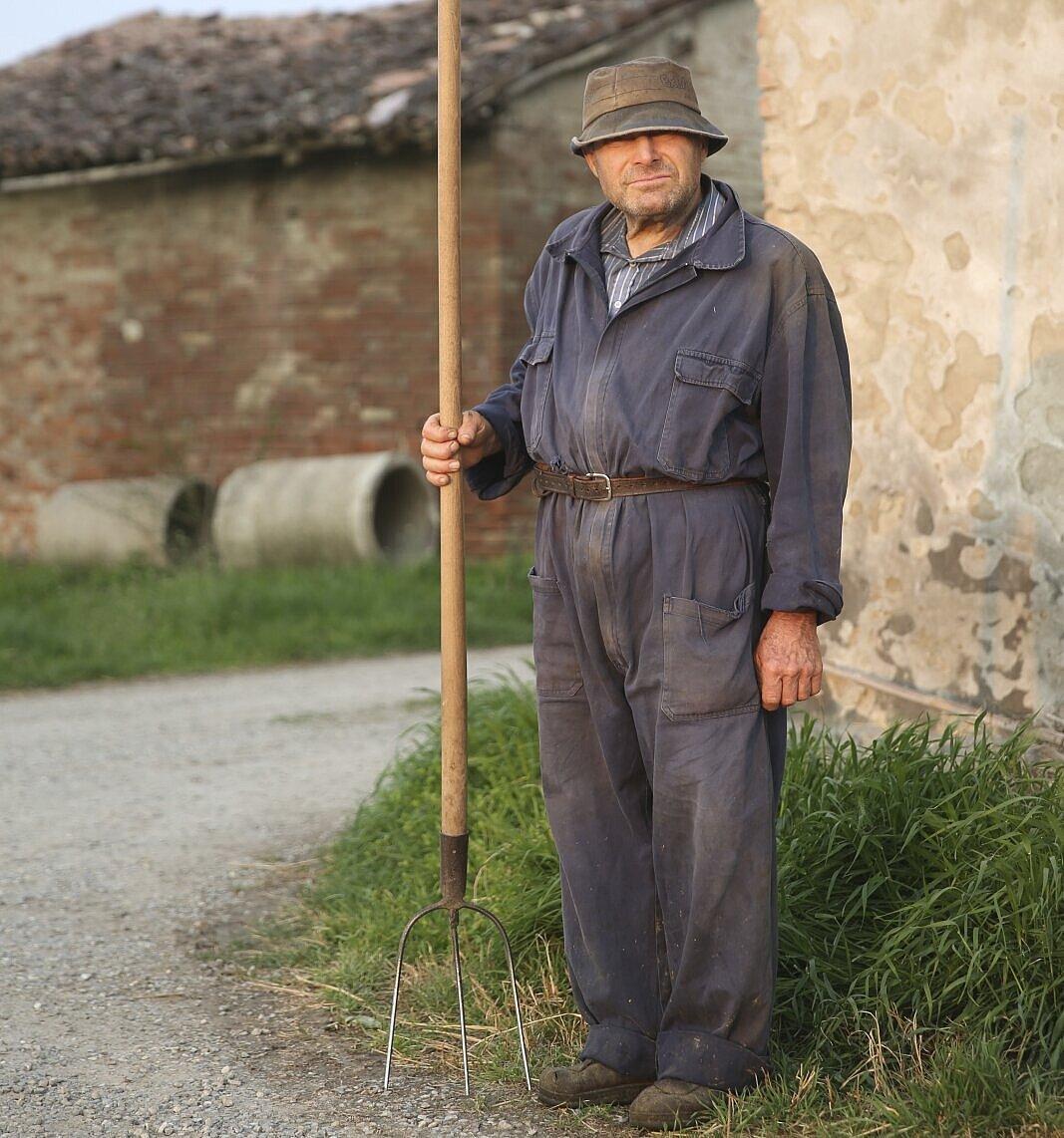 Dante Menozzi, Milchbauer aus Oberitalien. © Kai-Uwe Schulte-Bunert