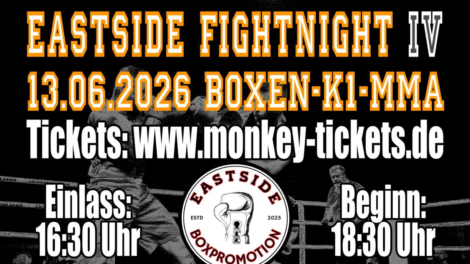 Eastside Fightnight 13.06.2026. © Eastside Fightnight