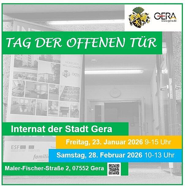 Einladung zum Tag der offenen Tür 2026. © Internat