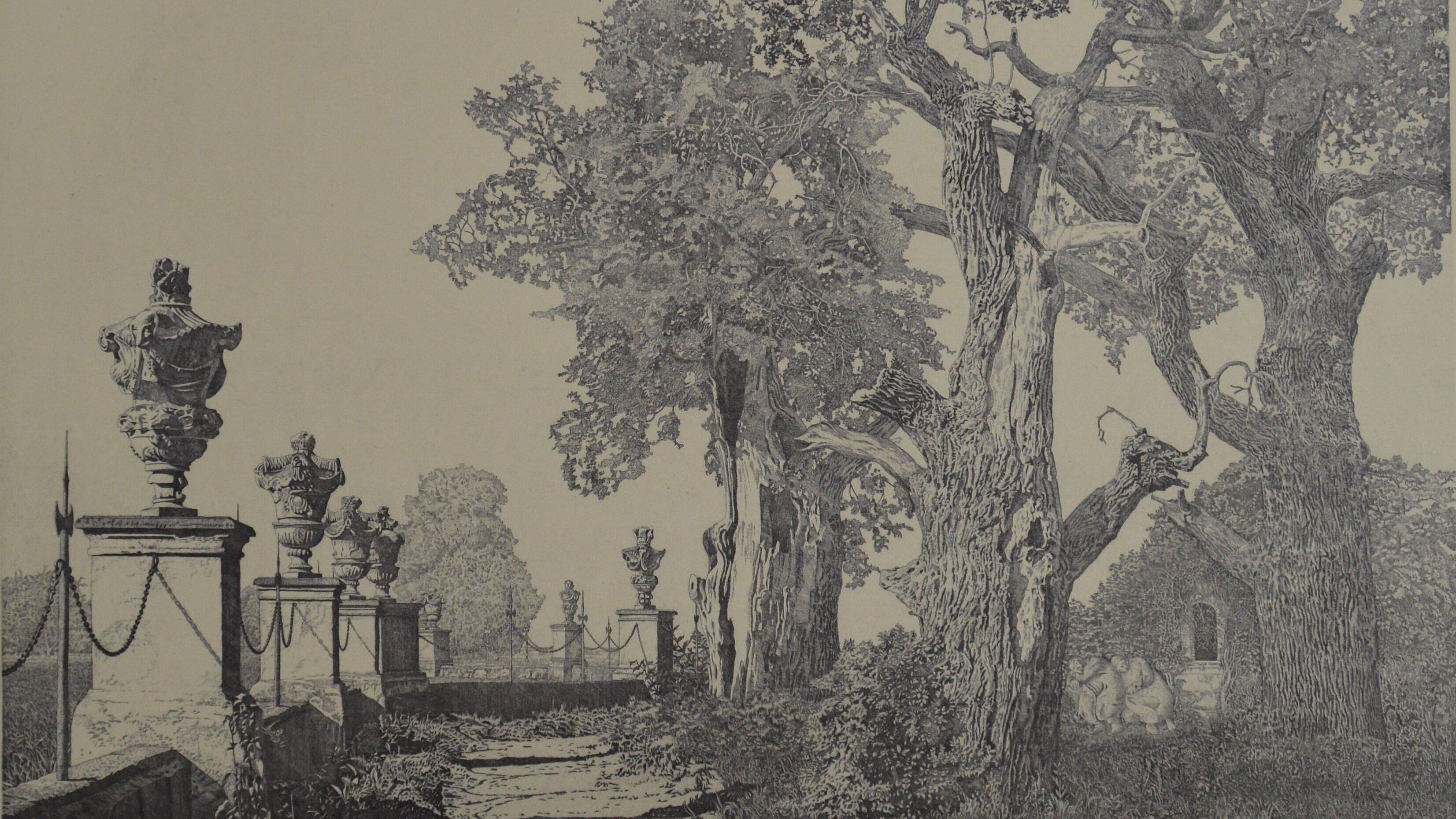 Gerenot Richter, Herbstlicht, 1989, Radierung. © Kunstsammlung Gera
