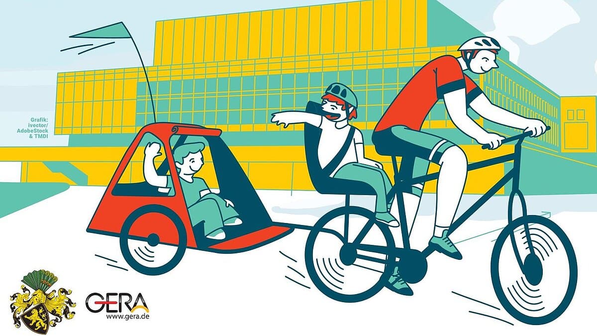 Plakat Fahradfrühling. © Stadt Gera