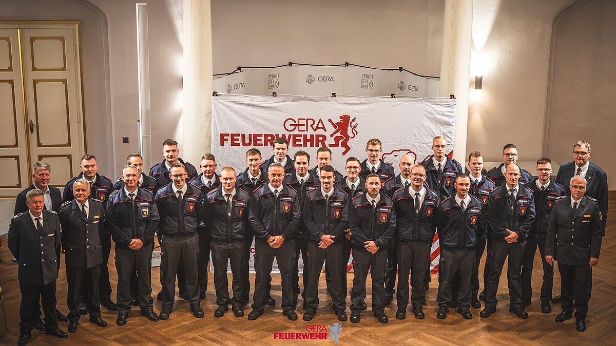 Ehrungen Feuerwehr Gera. © Amt für Brand- und Katastrophenschutz