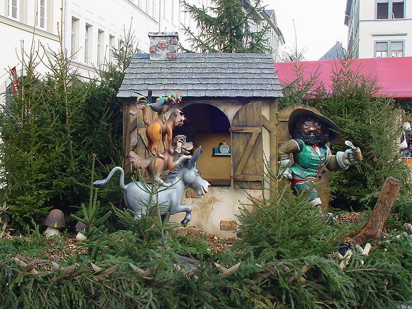 Bremer Stadtmusikanten auf dem Märchenmarkt. © Stadt Gera