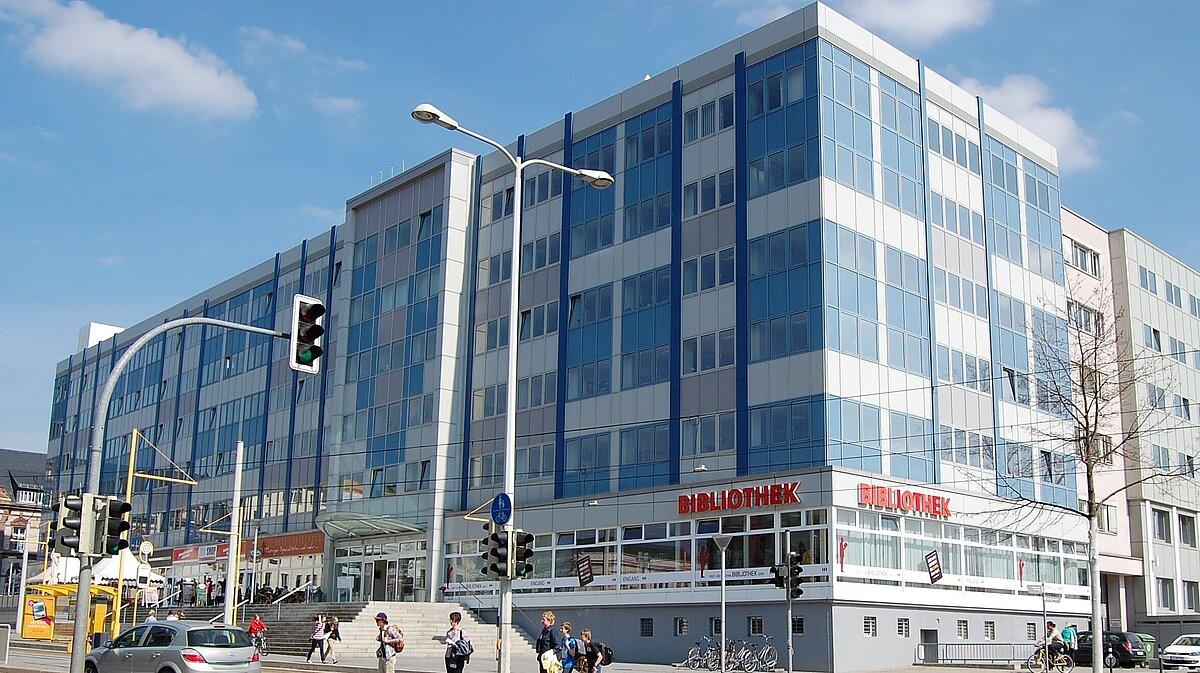 Gebäude Bibliothek Gera. © Stadt Gera