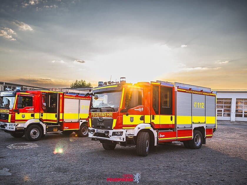 Feuerwehr Gera. © Amt für Brand- und Katastrophenschutz