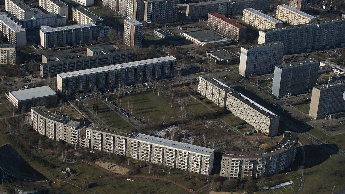 Luftaufnahme von Lusan aus 2005. © Stadt Gera