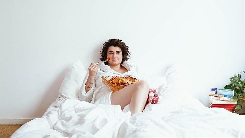 Matilde Keizer "Lasagne Im Bett" am 24.04.2026 im Comma. © Andrea Bjork