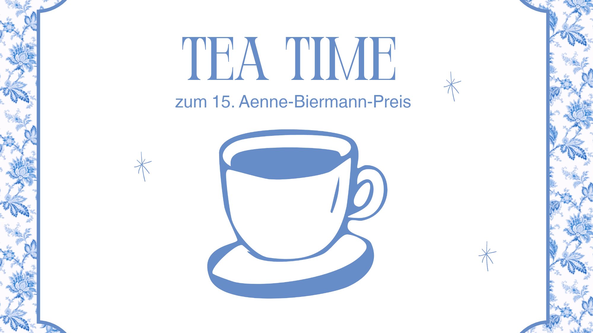 Veranstalungsplakat "Teatime". © MusAK