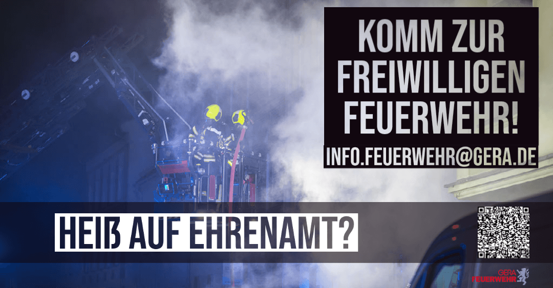 Heiß auf Ehrenamt? Komm zur Freiwilligen Feuerwehr!. © Amt für Brand- und Katastrophenschutz