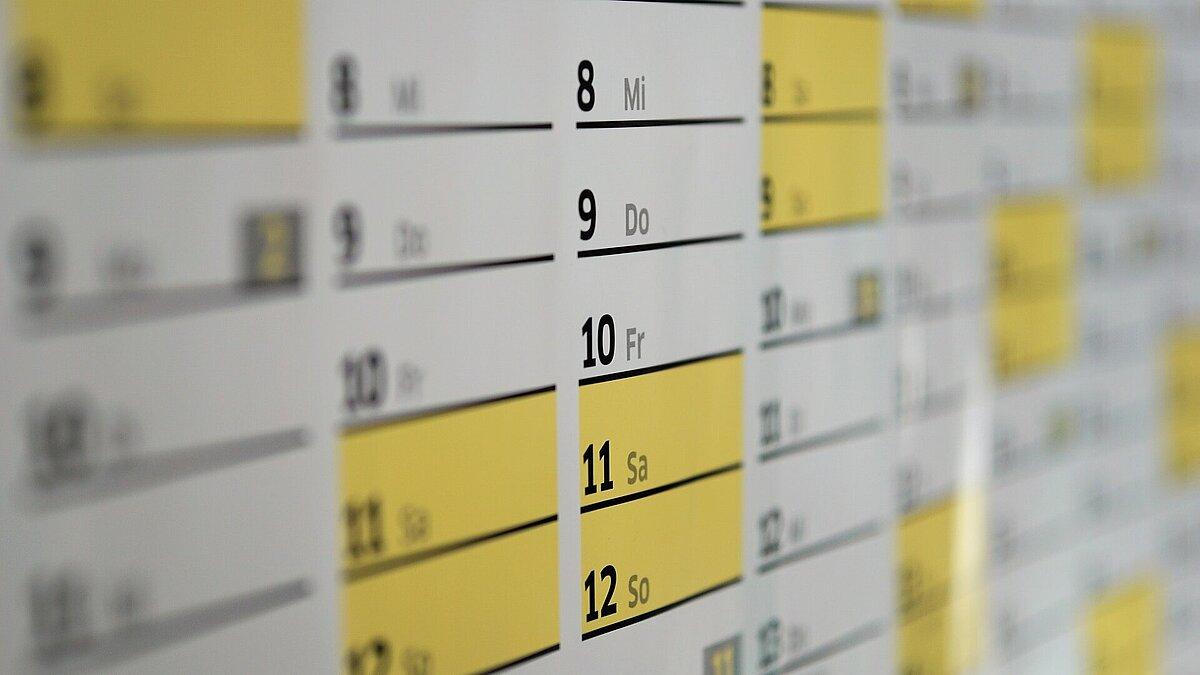 Wandkalender. © Pixabay