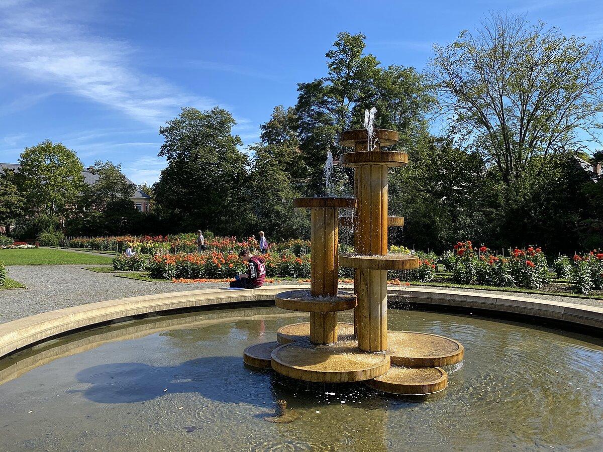 Brunnen im Dahliengarten 