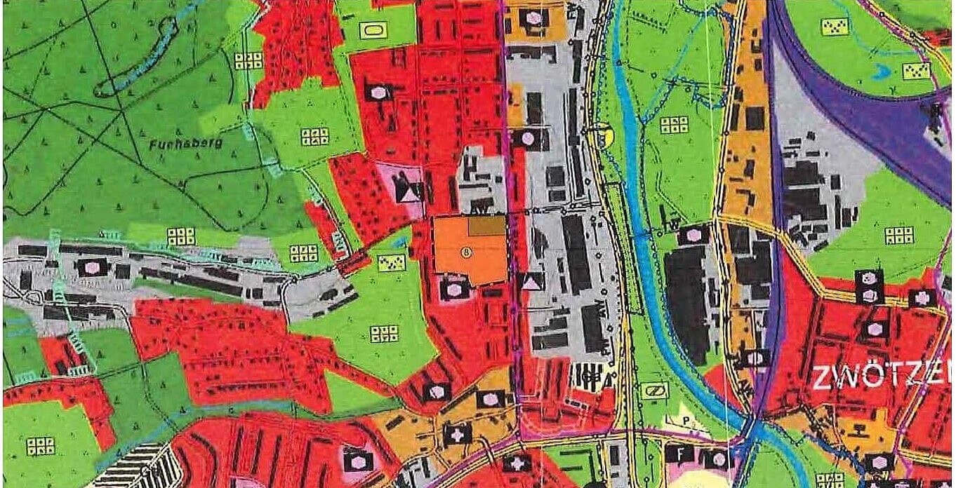 Übersichtsplan. © Stadtplanungsamt