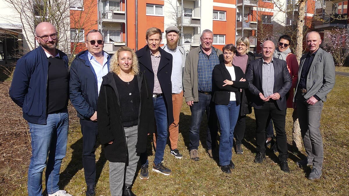 WIR gemeinsam mit Baudezernent Bertram Koch. © Stadt Gera