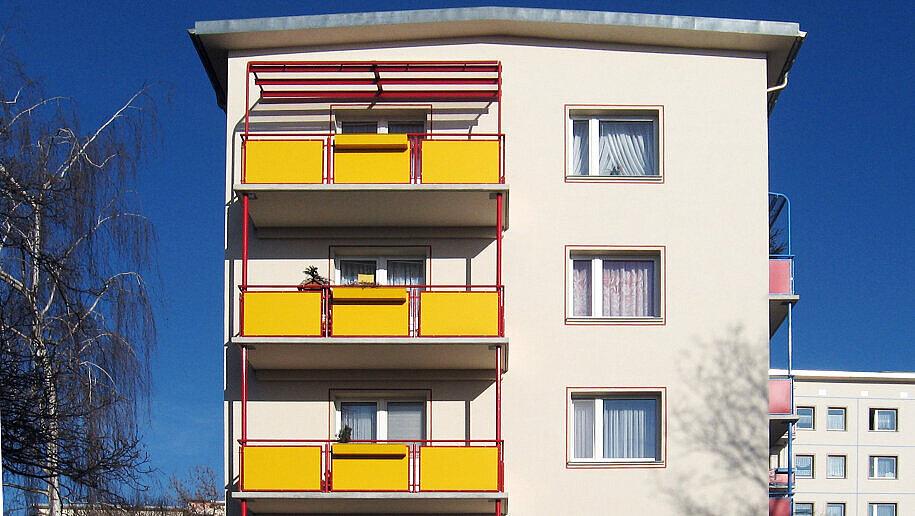 Gebäude am Bieblacher Hang. © Stadt Gera