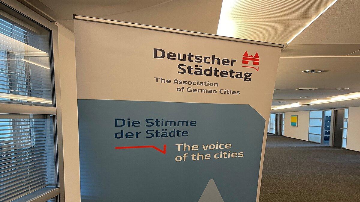Banner Deutscher Städtetag. © Stadt Gera