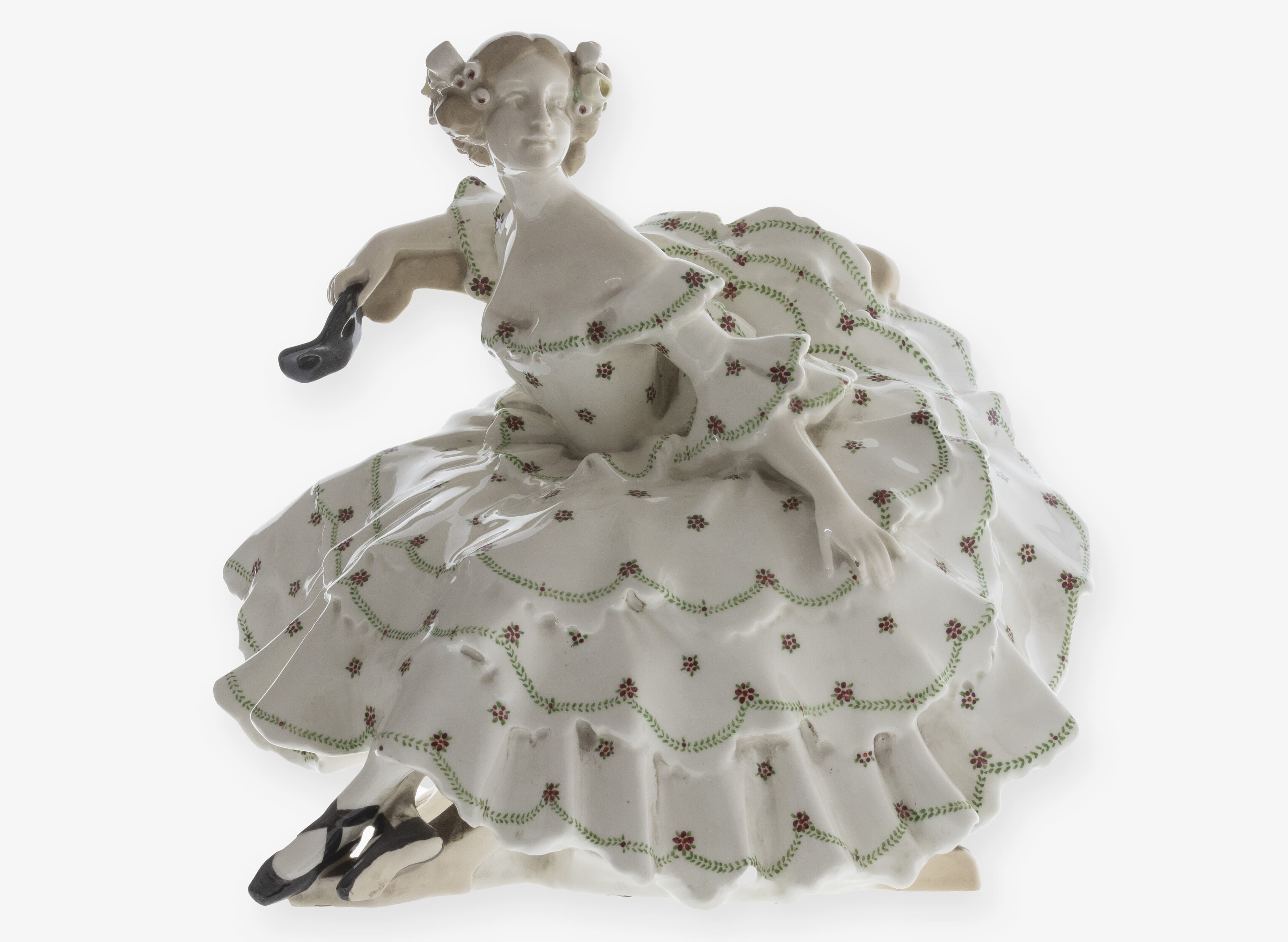 Ballpause Porzellan, Wiener Manufaktur Friedrich Goldscheider, Entwurf 1915. © Kunstsammlung Gera