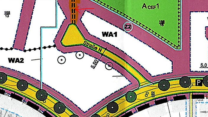 Auszug aus dem B-Plan