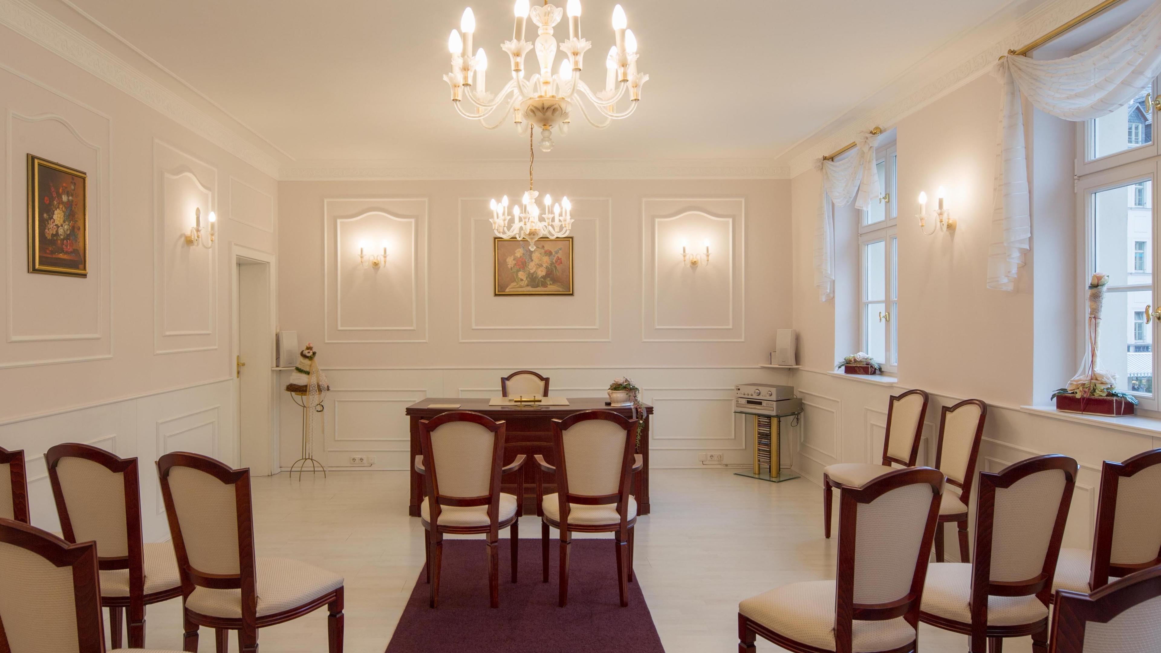 Trauzimmer im Standesamt