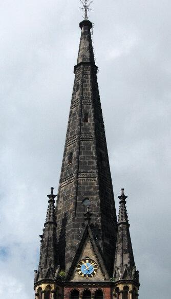Die Turmhaube der Johanniskirche in der Zabelstraße 2. © Stadt Gera