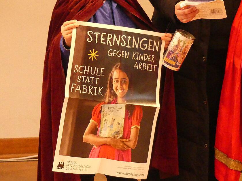 Plakat Sternsinger 2026. © Claudia Steinhäußer