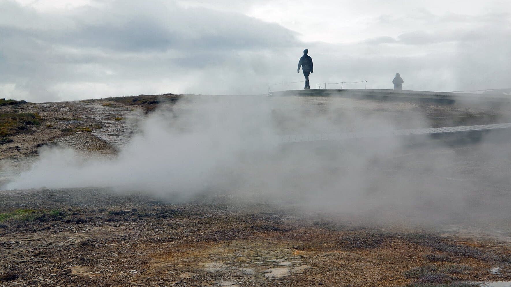Im Hochtemperaturgebiet Hveravellier im isländischen Hochland. © Frank Rüdiger