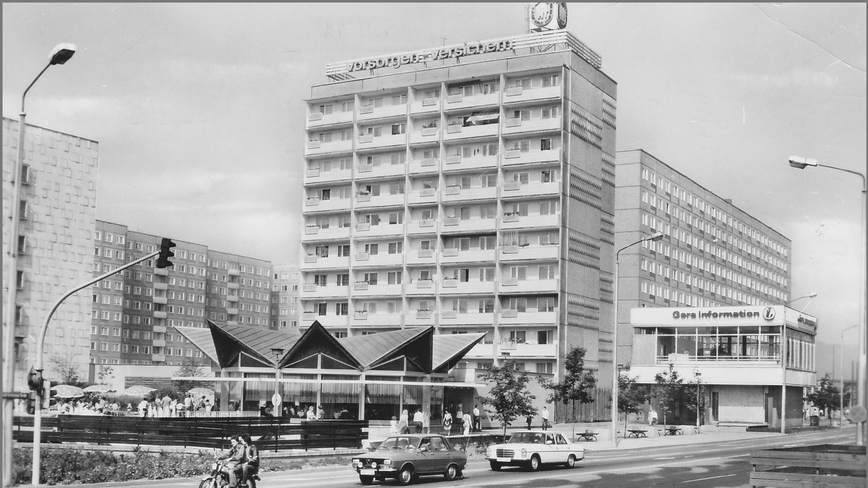 Postkarte der Breitscheidstraße. © Stadt Gera / Stadtmuseum