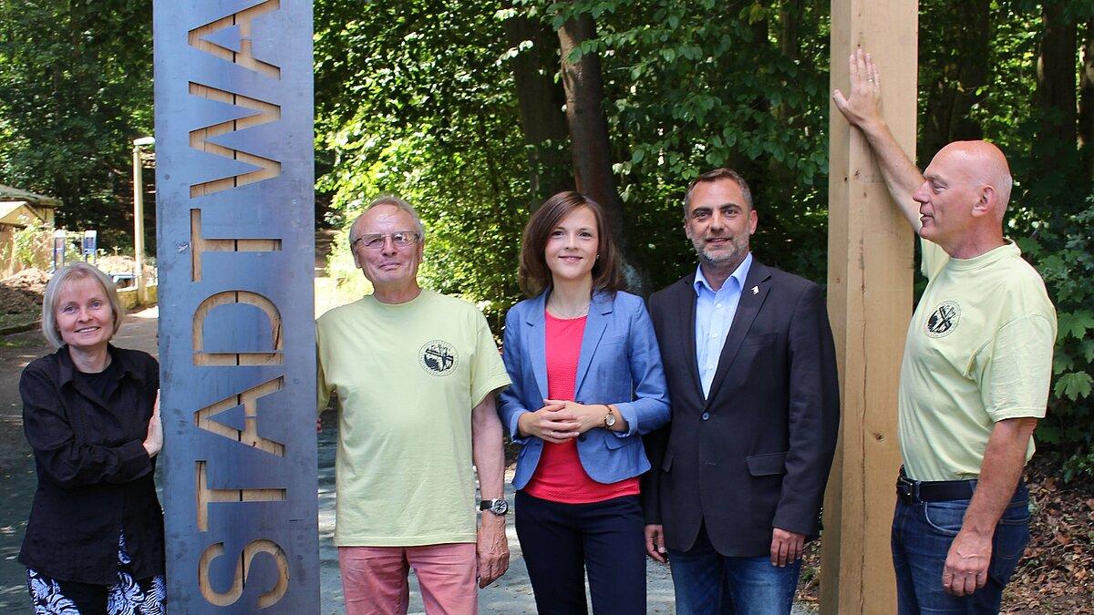 Einweihung des Stadtwaldtor am Martinsgrund
