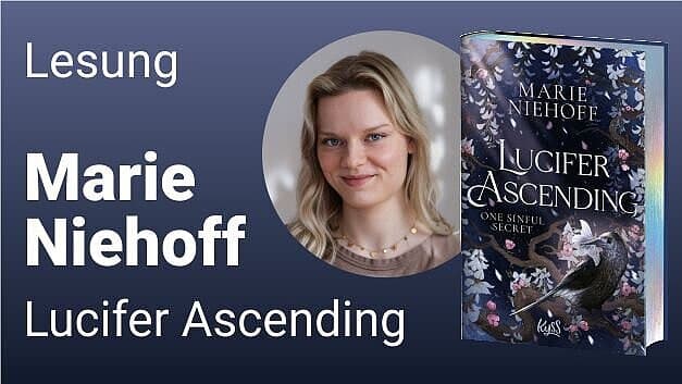 Marie Niehoff stellt ihr neues Buch in der Stadt- und Regionalbibliothek Gera vor. © Cover: Kyss Verlag | Foto: privat