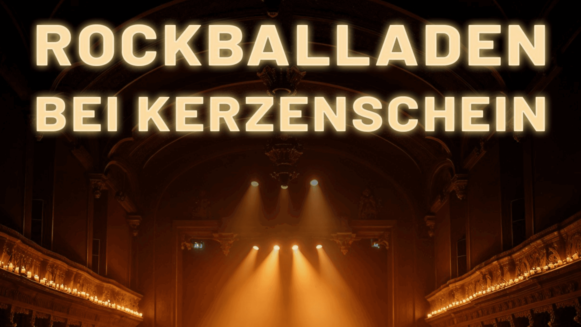 Rockballaden bei Kerzenschein am 14.10.2025 im KuK. © AZ Event Production